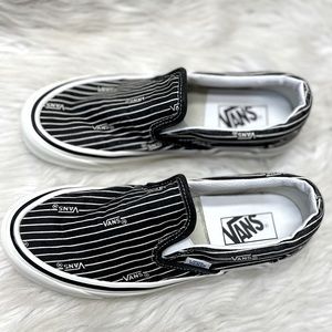 Vans Classic Slip-On 98 Anaheim Factory Black & White Sz Men 6.5, Women 8